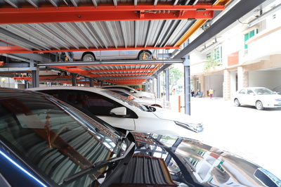 停车“卫士”丨东莞三元里金融中心立体车库，科技智创舒适生活